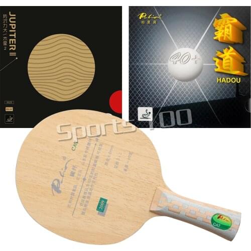 Pro Combo Racket Palio official CAT Table Tennis Blade with Palio HADOU 40+ and yinhe JUPITER II Rubbers