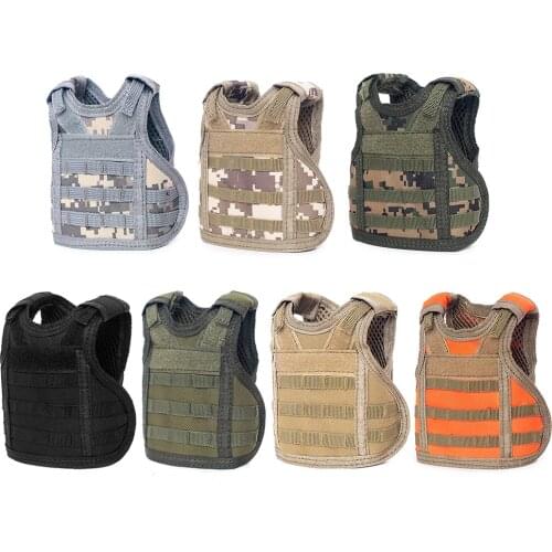 Adjustable Beverage Drink Cover Cooler KTV Bar Beer Molle Miniature Vests Bottle for Home Kitchen Beer Carrying Supplies 2021