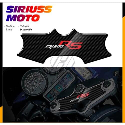 3D Carbon-look Upper Triple Yoke Defender Case for BMW Motorrad R1200RS 2001-2005