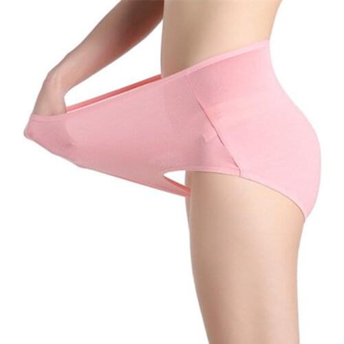 Womens briefs lingeries Plus size 7XL Big Size high Waist woman Soft cotton Super Large Mother underwears women panties
