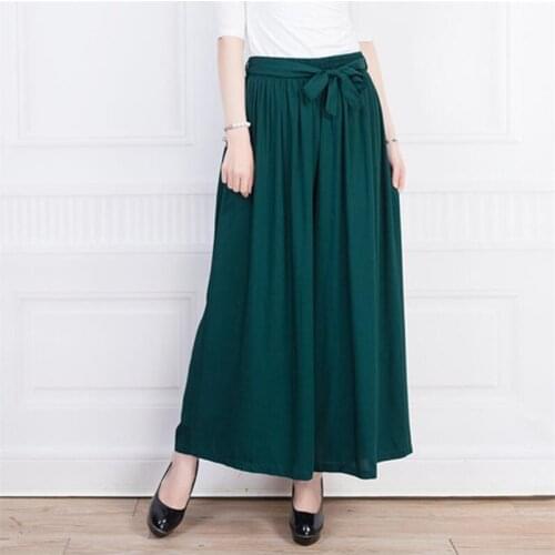 Women Cotton Linen Pants Plus Size High Waist Wide Leg Pants Solid Casual Trousers m-5XL 6XL 7XL red black beige