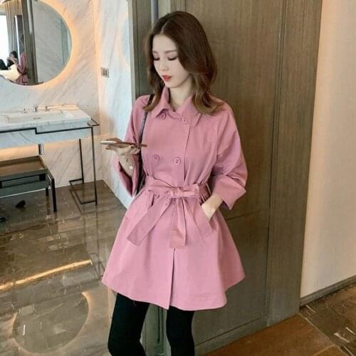 Black Pink Trench Coat for Women Plus Size Long Down Winter Clothing Puffer Woman Coats Jacket New Clothes Korean Jackets Female