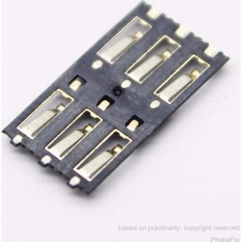 10pcs/lot New SIM Card Reader Contact Pins Module for Nokia Lumia 800 900 920 925 1020