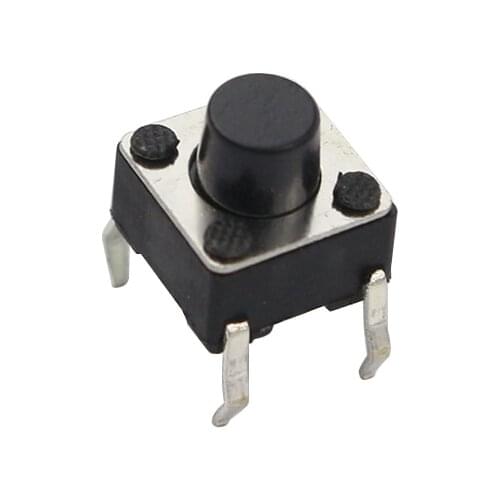 100pcs/lot 6x6x6MM 4PIN Tactile Tact Push Button Raspberry pi Micro Switch Direct Self-Reset DIP Switch button for Orange pi