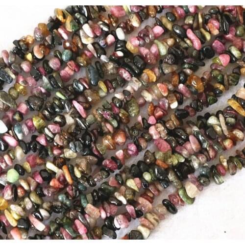 11style stone smoke coral rhodochrosite tourmaline chip nugget chalcedony 5-7mm irregular gravel loose beads 32inch B549