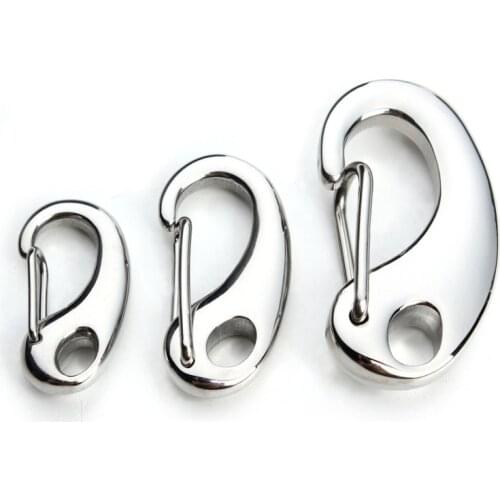 2pcs Stainless Steel Lobster clasps Hooks Silver Tone Bracelets Chain Connectors for DIY Necklace Jewelry Making Materials