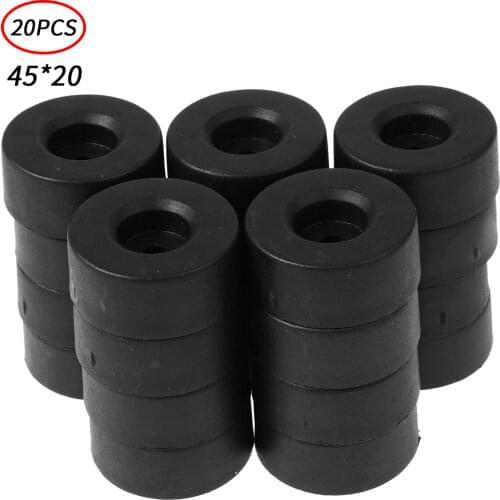 20Pc Anti Slip Sofa Bed Feet Pads Round Plastic Furniture Legs Protectors Hardware Chair Table Leg End Caps Desk Foot Glide Mats