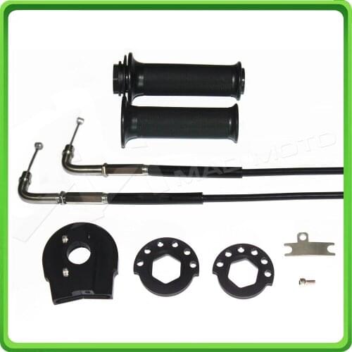 Quick Action Throttle Complete with Cables Kit For Yamaha YZF-R6 2006-2016 07 08 09 10 11 12 13 14 Push Pull Throttle Assembly