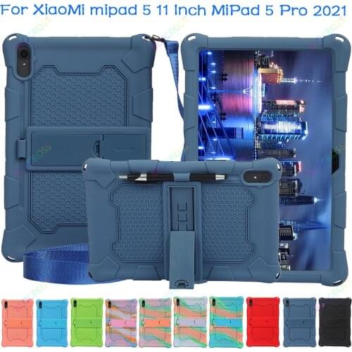Tablet Case for Xiaomi MiPad 5 Case 11 Tablet Kids Friendly Silicone Shockproof Durable Cover for Mi Pad 5 Pro 2021 Sleeve Case