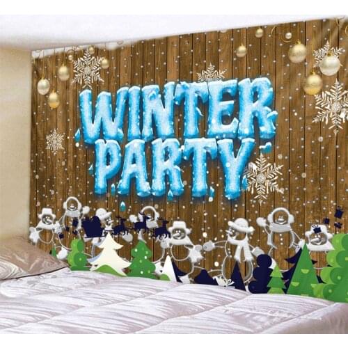 Wood plank background Art Home Wall Hanging Tapestry Wall Ornamentation Christmas Wall Decor High Quality Tapestry Home Decor