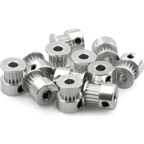 3D Printer Parts GT2 Timing Pulley 16 Tooth 2GT 20 Teeth Aluminum Bore 5mm 8mm Synchronous Wheels Gear Part For Width 6mm 10mm