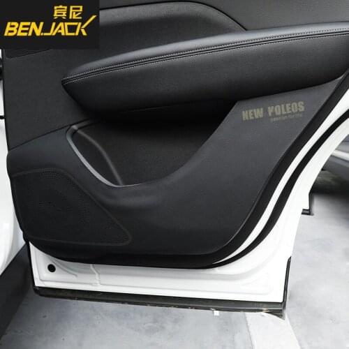 For Renault Koleos 2017-2018 4pcs/set car door anti-kick pad anti-knocking film protection sticker Car styling Car-covers