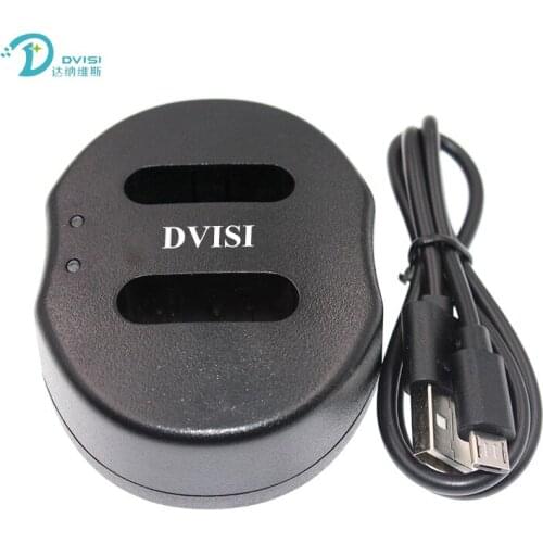 DVISI NP-BX1 Dual USB Charger 2-Port for NPBX1 BX1 for Sony RX100 DSC-RX100 IV RX10 II HX50 HX300 HDR-AS15 CX240E MV1