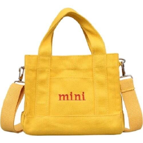 New feminina Women Handbag COTTON Mini size bag single shoulder messenger bag female youth leisure Fashion colorful small totes