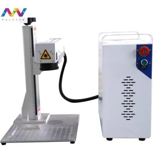 MAX Raycus and JPT fiber laser marking machine metal engraving machine with large working table