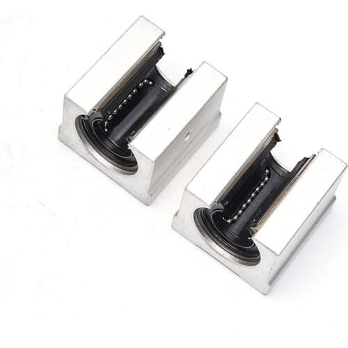 4 pcs SBR12UU SBR12 Linear Bearing 12mm Open Linear Bearing Slide block 12mm parts linear slide for 12mm linear guide SBR12