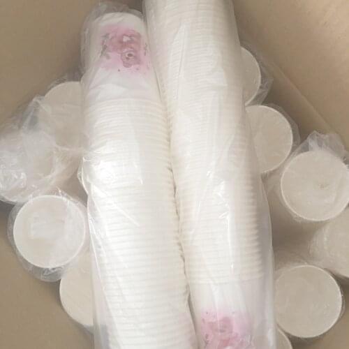 MONGKA 9 oz Disposable Paper Coffee Cups, Hot and Cold Beverage Cup For Espresso, Cortado, Latte,Tea, Drinks