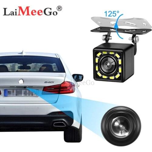Newest Car Rear View Camera 12 LED Night Vision Wide Angle HD Color Image Waterproof Universal Backup Parking Reverse Camera