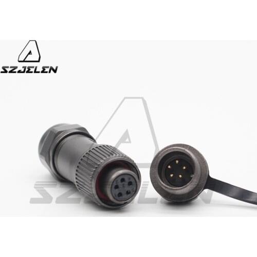 WEIPU ST12 series 5 pin Wire Connector Automotive Rear-nut Waterproof Connector Male Socket Female Plug IP67