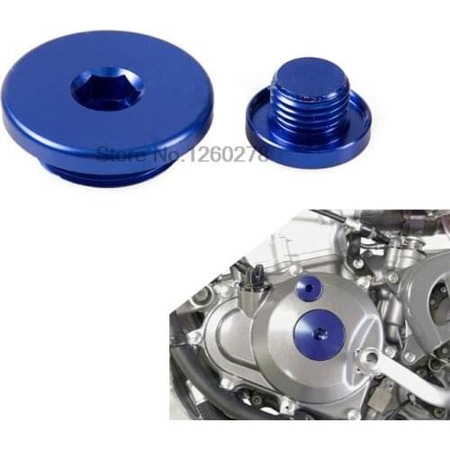 NICECNC Engine Plug Crankcase Cover Plug Bolts For Yamaha YFZ450 2004 2005 2006 2007 2008 2009 2012 2013 ATV