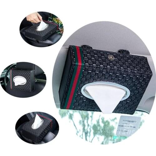 Sun Visor Tissue Box Tissue Boxes in Car Tissue Boxes Auto Car Tissue Box Car Decoration Accessories