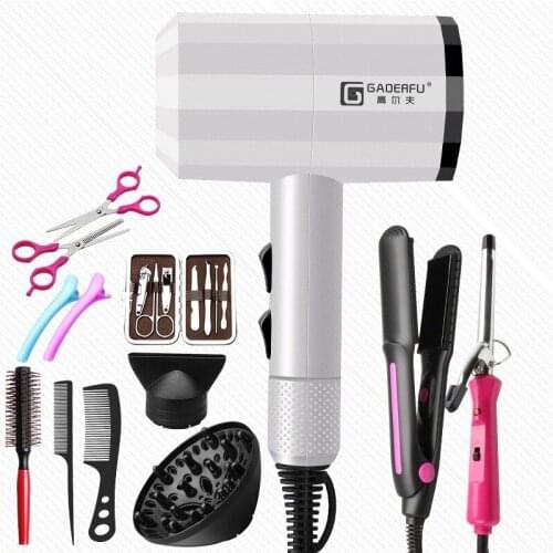 Hotel special negative ion hair dryer professional care generator hair dryer quick-drying portable travel dryer diffuser set