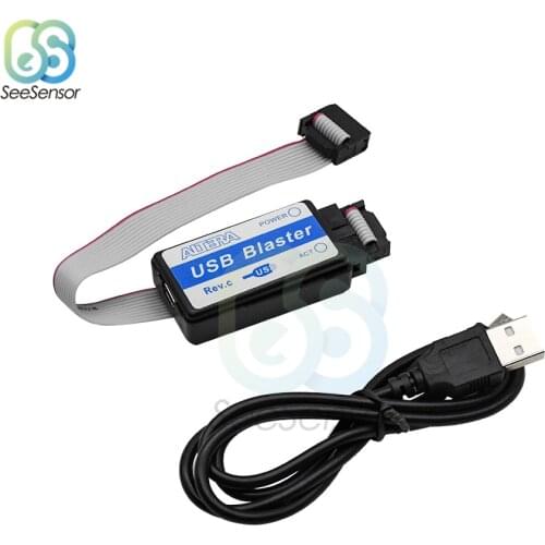 USB Blaster For Altera CPLD/FPGA Programmer Mini USB Cable 10-Pin JTAG Connection Cable for arduino