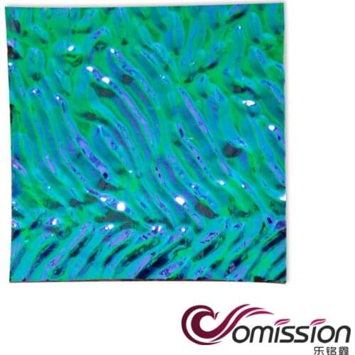 High quality 1pc square dichroic Glass COE 90 Dichroic Glass & Microwave kiln fusing Dichroic Glass diy pendant