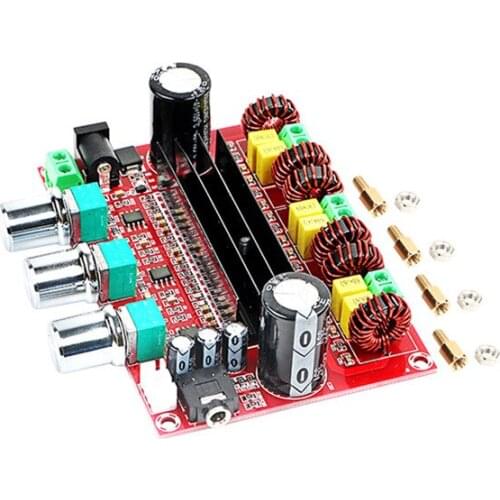 XH-M139 digital power amplifier board TPA3116D2 high power 2.1 channel 2*80W+100W DC24V