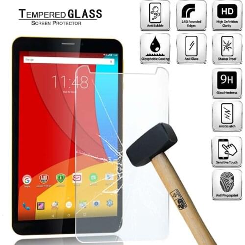 Tablet Tempered Glass Screen Protector Cover for Prestigio MultiPad Wize 3508 4G 8 incn Anti-Screen Breakage HD Tempered Film