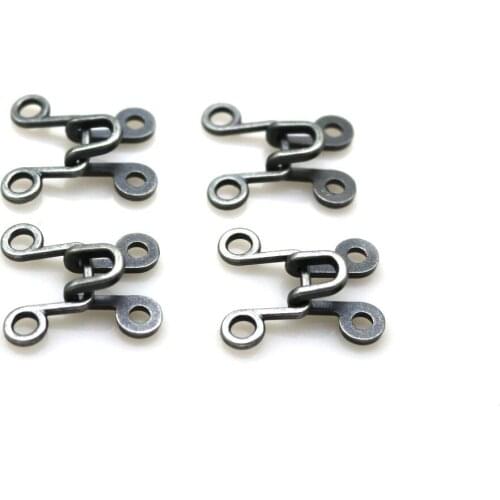 10pcs/lot 17mm Good quality hook and eye for craft collar hook Metal buttons sewing accessory