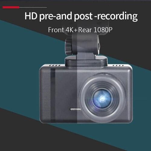 4.0" Car DVR Dash Camera Full HD 1080P Wi-Fi GPS Dashcam 4K Dual Dash Cam Rear View Auto Video Recorder Registrar Night Vision