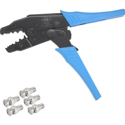 Coaxial crimping tool LS-05H RG58/RG59/RG6 cable crimper BNC connector crimping tool RG58 sma crimp tool