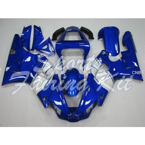 Fairing Kits for YAMAHA YZFR1 2000 - 2001 Blue White Plastic Fairings YZF R1 2000 Plastic Fairings YZF1000 R1 2000