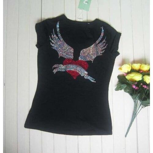 2pc/lot SEQUINS Laser holographic rhinestone iron on transfers designs hot fix rhinestone hot fix iron on patches for shirt