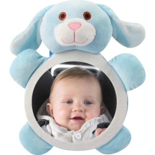 Mini Car Baby Rearview Mirror Mini Wide View Rear Adjustable Safety Seat Back Mirrors Headrest for Kids Cars Accessories