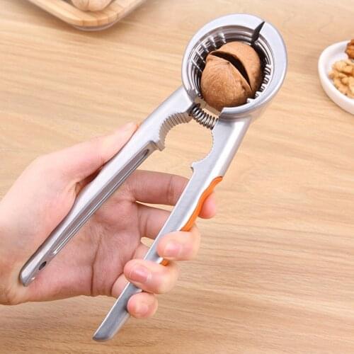 Multifunction Chestnut Clip Nut Cracker Opener Sheller Walnut Pliers Metal Cutter Stainless Steel Open Walnut Tools 2020