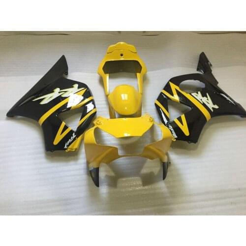 Motorcycle fairing kit for Honda CBR954RR 02 03 yellow black bodywork fairings set CBR954RR 2002 2003 BM42