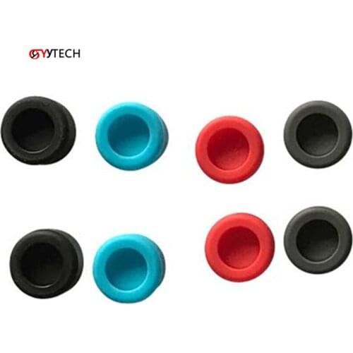 Anti-Slip Soft 8 in 1 Silicon Extended Length Thumb Grips Covers Cases Caps for Nintendo Switch Joy-con Controller