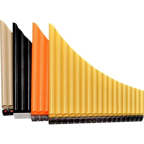 Pan Flute 18 Pipes Pan Tube G Key Resin Multifunction Plastic Handmade Traditional Instrument Woodwind Bamboo Panpipes Flauta