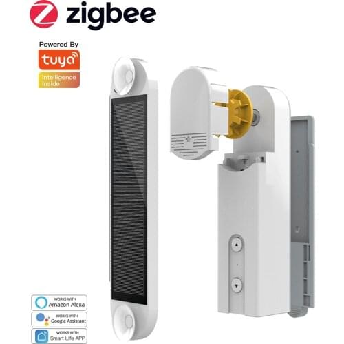 Tuya Zigbee Smart Electric Roller Blinds Montor Smart Switch Motor Smart Home Control Work With Alexa Google Home Assistant