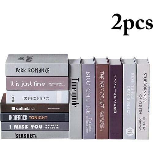 Modern Simple Simulation Book Fake Book Decoration Book Model Box Study Home Decoration Cafe Living Decorations Ornaments Gifts