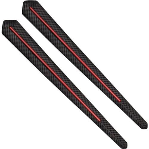 1 Pair Car Bumper Scuff Protector Anti-scratch Strips Car Body Door Side Anti-scratch Rubber Strips