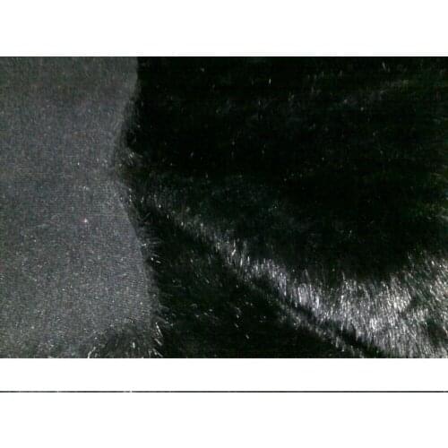 10yards/lot Black mink hair / artificial plush / imitation mink fur/ free shipping