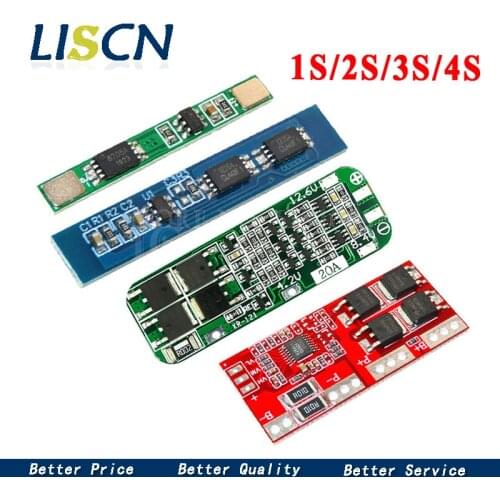 1S 2S 3S 4S 3A 20A 30A Li-ion Lithium Battery 18650 Charger PCB BMS Protection Board For Drill Motor Lipo Cell Module