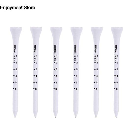 50PCS Professional Golf Tees 83mm White golf wood tee Hot Sale
