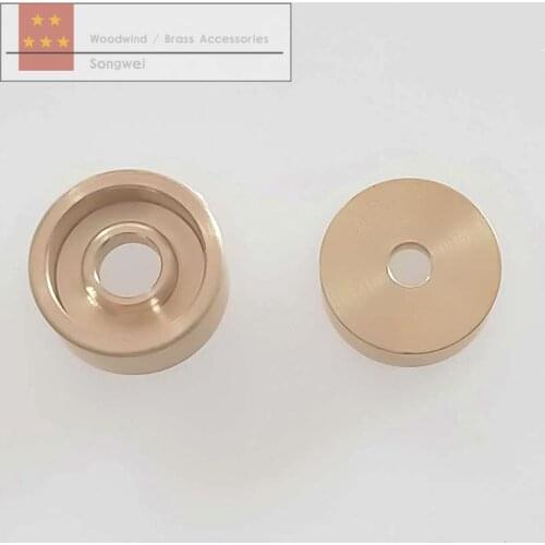 9pcs trumpet top caps chrome / Bottom Valve cap Brass material parts