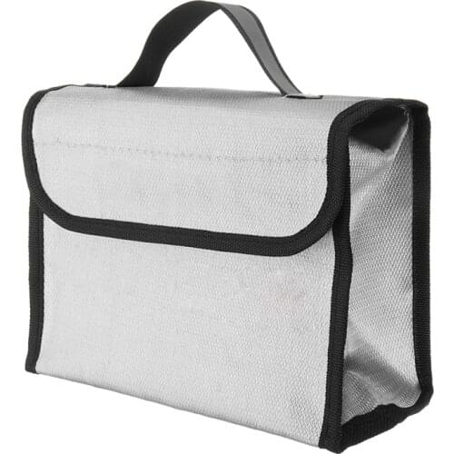 Portable LIPO Battery Fireproof Explosion-Proof Safety Bag 215X115X155mm for RC Airplane Helicopter FPV Racing Drones Battery