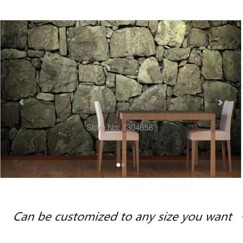 Free shipping custom murals Old Stone Texture Mural Wallpaper sofa bedroom TV backdrop wallpaper