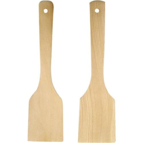 Paintless Wooden Kitchen Non-stick Pot Frying Spatula Cooking Tool Wok Shovel